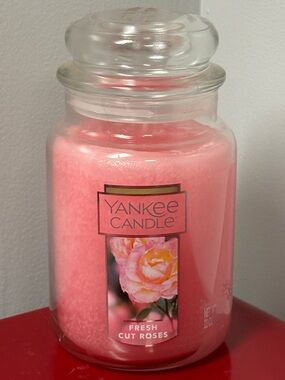 Yankee Candle Fresh Cut Roses 22oz Large Jar Single Wick New
